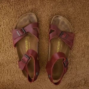 Cute Red Birks! Hard to find! Size 38